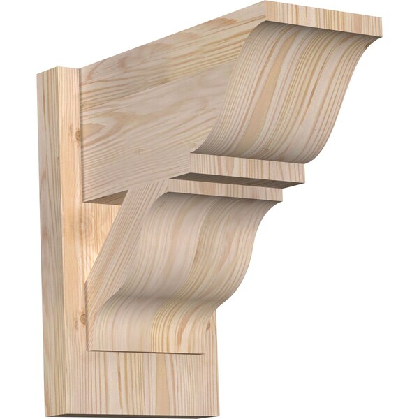 Ekena Millwork Funston Traditional Smooth Outlooker, Douglas Fir, 7 1/2"W x 14"D x 14"H OUT08X14X14FST01SDF - main
